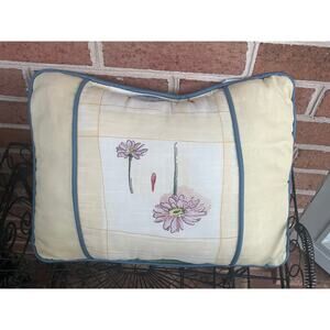CROSCILL Botanical Gazebo  Accent Pillow  Throw Flower Floral